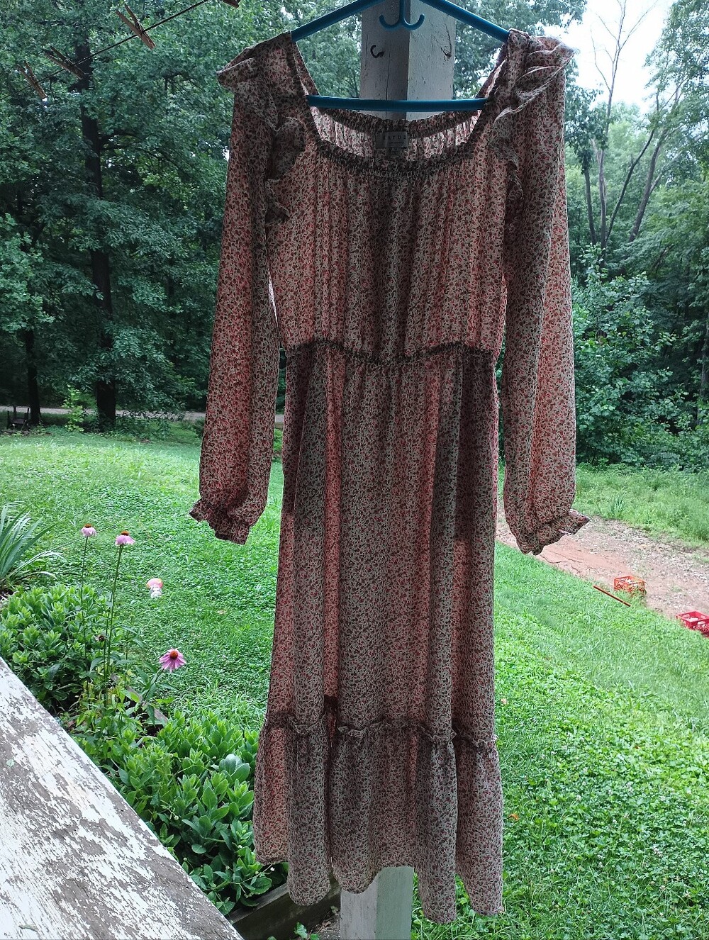 Floral Prairie Style Dress